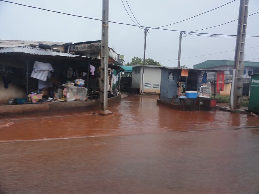 Liberia's rainy season flooding